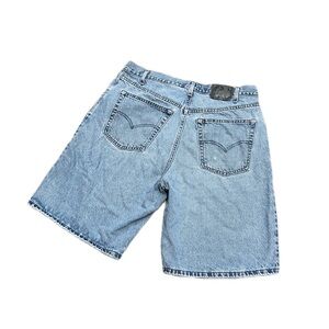 Men's vintage Levi's SilverTab blue denim baggy shorts, MADE IN USA ,90s’